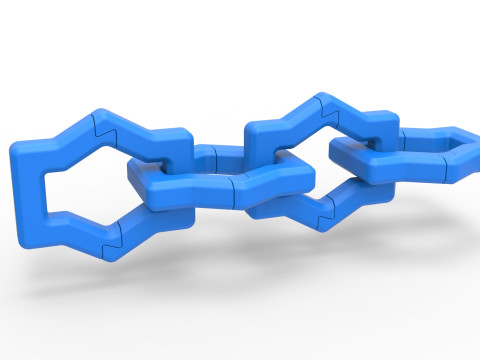 Cosplay Chain 44 Model Cetak 3D
