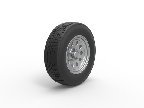 Car wheel 11 Scale 1 to 25 3D Принт Модель