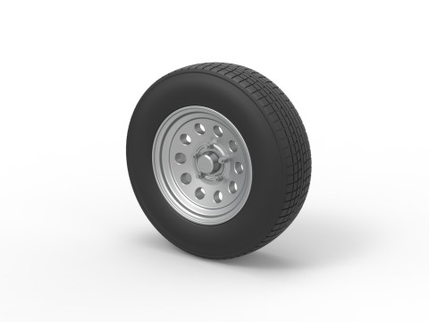 Car wheel 11 Scale 1 to 25 3D Принт Модель