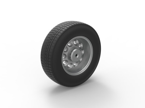 Car wheel 11 Scale 1 to 25 3D Принт Модель