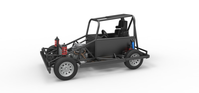 New Zealand Ministock car Base Scale 1 to 25 Modèles 3D en vedette .c4d .max .obj .3ds .fbx .stl .blend 