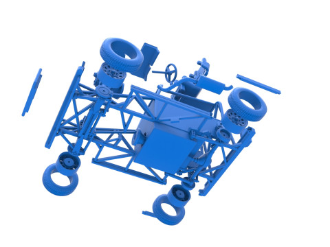 New Zealand Ministock car Base Scale 1 to 25 Modèles 3D en vedette