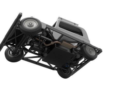 New Zealand Ministock car while turning Scale 1 to 25 Model Cetak 3D