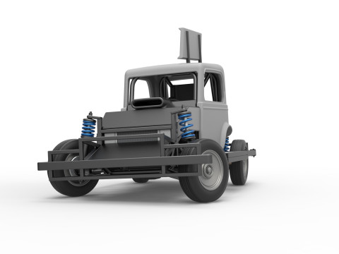 New Zealand Ministock car while turning Scale 1 to 25 Model Cetak 3D
