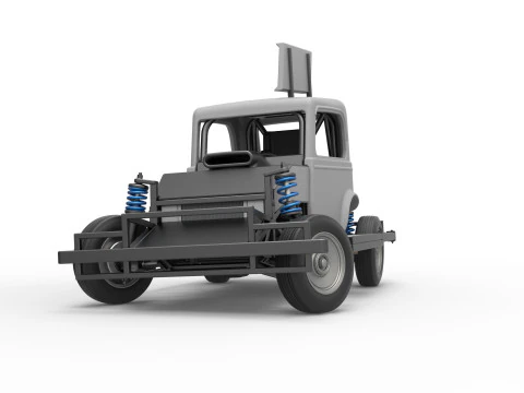 New Zealand Ministock car while turning Scale 1 to 25 3D Print Model