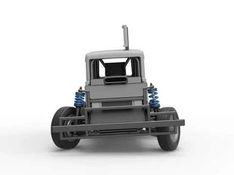 New Zealand Ministock car while turning Scale 1 to 25 3D Print Model