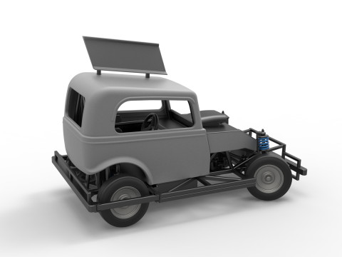 New Zealand Ministock car while turning Scale 1 to 25 Model Cetak 3D