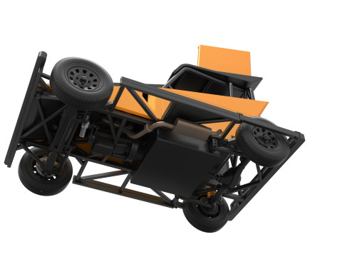 New Zealand Ministock car Version 2 Scale 1 to 25 3D 프린트 모델