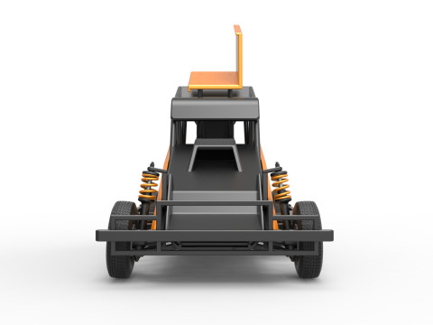 New Zealand Ministock car Version 2 Scale 1 to 25 3D 프린트 모델
