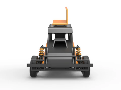 New Zealand Ministock car Version 2 Scale 1 to 25 3D Print Model