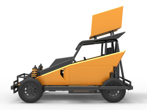 New Zealand Ministock car Version 2 Scale 1 to 25 3D 프린트 모델