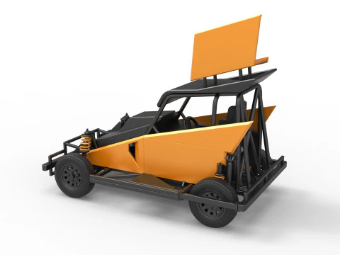 New Zealand Ministock car Version 2 Scale 1 to 25 3D Print Model