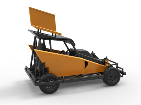 New Zealand Ministock car Version 2 Scale 1 to 25 3D 프린트 모델