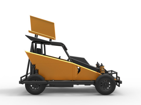 New Zealand Ministock car Version 2 Scale 1 to 25 3D 프린트 모델