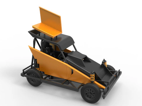 New Zealand Ministock car Version 2 Scale 1 to 25 3D Print Model