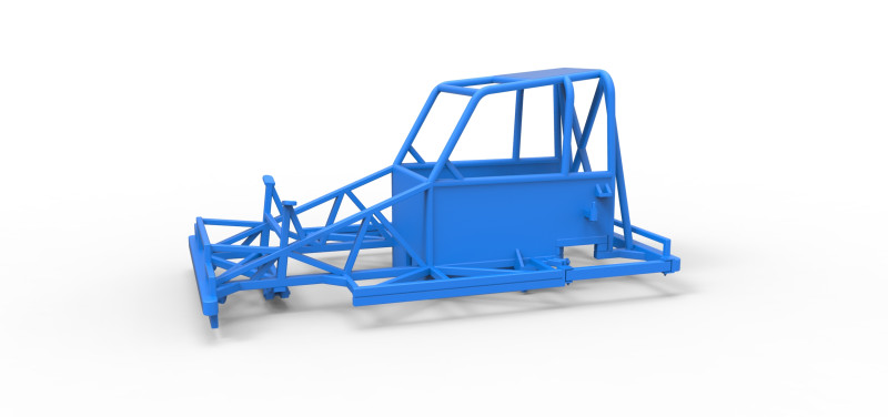 Frame of New Zealand Ministock car Version 2 Scale 1 to 25 3D Druckmodell .c4d .max .obj .3ds .fbx .stl .blend