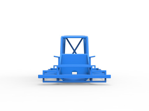 Frame of New Zealand Ministock car Version 2 Scale 1 to 25 3D Druckmodell