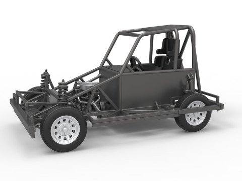 New Zealand Ministock car Base Version 2 Scale 1 to 25 3D printmodel