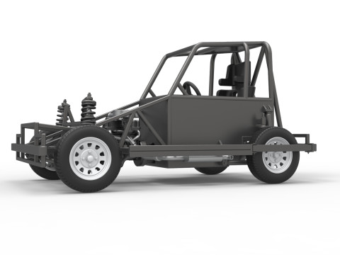 New Zealand Ministock car Base Version 2 Scale 1 to 25 Model Cetak 3D