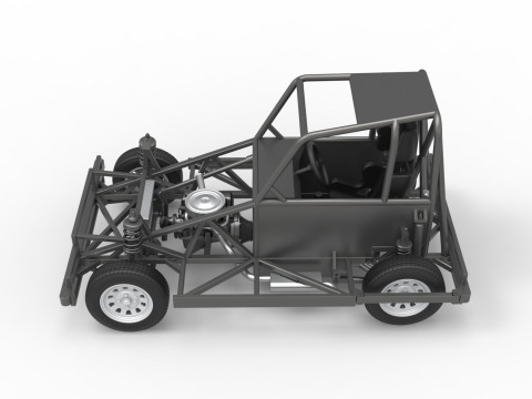 New Zealand Ministock car Base Version 2 Scale 1 to 25 Model Cetak 3D