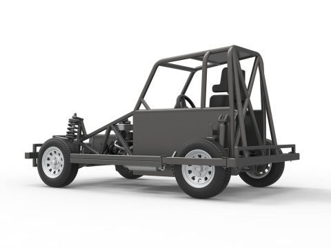 New Zealand Ministock car Base Version 2 Scale 1 to 25 Model Cetak 3D
