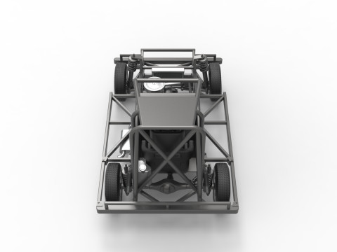 New Zealand Ministock car Base Version 2 Scale 1 to 25 Model Cetak 3D