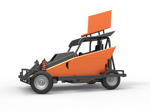 Nowozelandzki samochód Ministock podczas obracania wersji 2 w skali od 1 do 25 Model do druku 3D