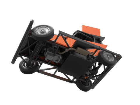 Nowozelandzki samochód Ministock podczas obracania wersji 2 w skali od 1 do 25 Model do druku 3D