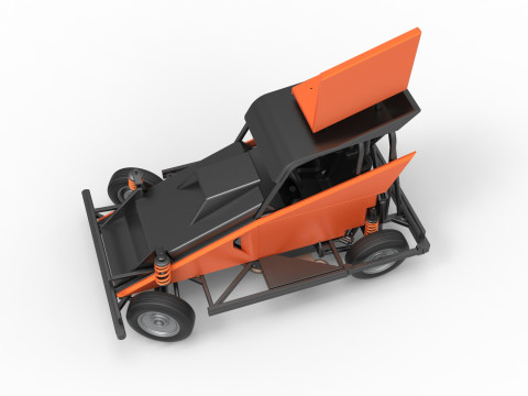 Nowozelandzki samochód Ministock podczas obracania wersji 2 w skali od 1 do 25 Model do druku 3D