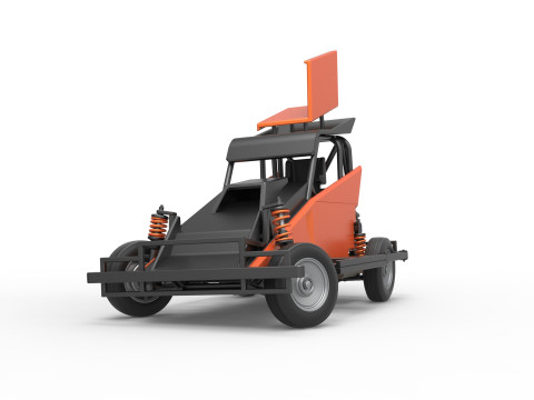 Nowozelandzki samochód Ministock podczas obracania wersji 2 w skali od 1 do 25 Model do druku 3D