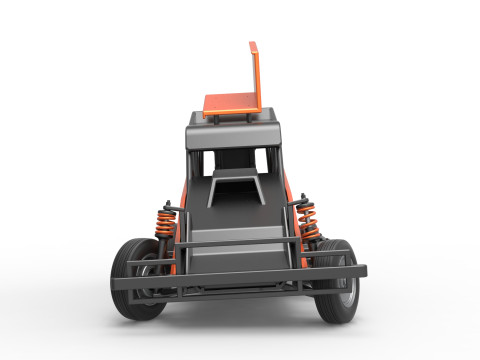 Nowozelandzki samochód Ministock podczas obracania wersji 2 w skali od 1 do 25 Model do druku 3D