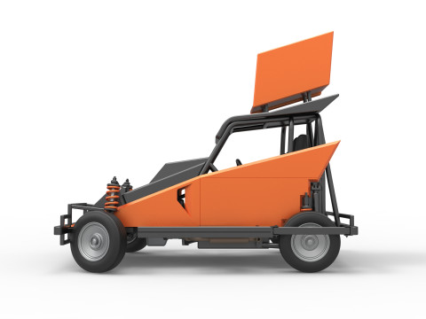 Nowozelandzki samochód Ministock podczas obracania wersji 2 w skali od 1 do 25 Model do druku 3D