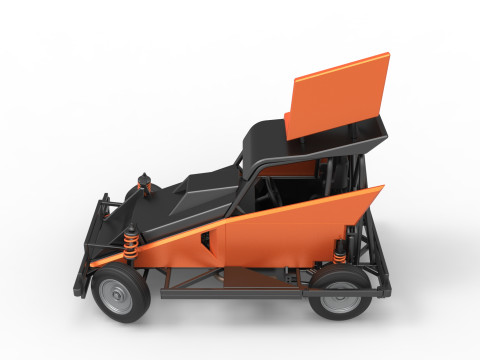 Nowozelandzki samochód Ministock podczas obracania wersji 2 w skali od 1 do 25 Model do druku 3D