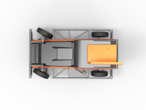 Nowozelandzki samochód Ministock podczas obracania wersji 2 w skali od 1 do 25 Model do druku 3D