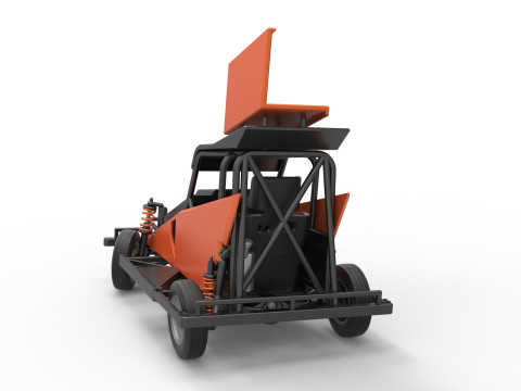 Nowozelandzki samochód Ministock podczas obracania wersji 2 w skali od 1 do 25 Model do druku 3D