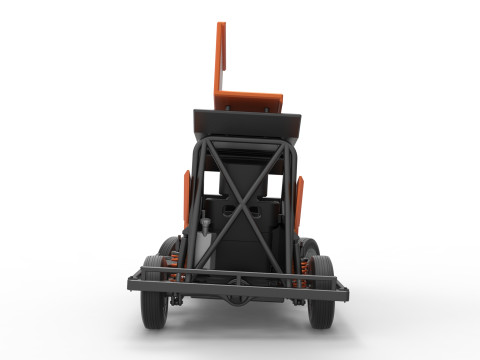 Nowozelandzki samochód Ministock podczas obracania wersji 2 w skali od 1 do 25 Model do druku 3D