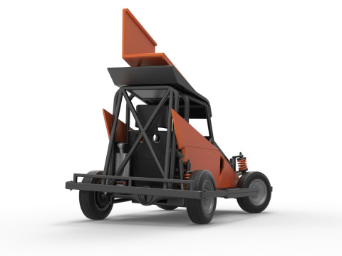 Nowozelandzki samochód Ministock podczas obracania wersji 2 w skali od 1 do 25 Model do druku 3D