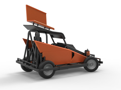 Nowozelandzki samochód Ministock podczas obracania wersji 2 w skali od 1 do 25 Model do druku 3D