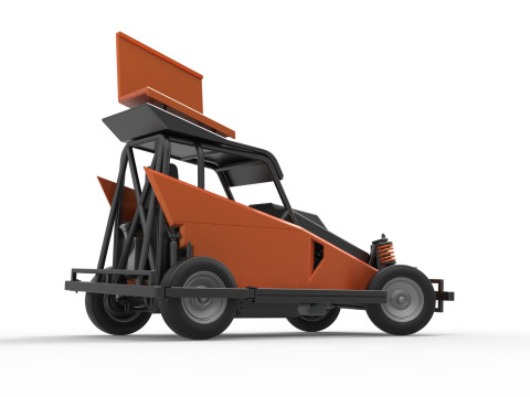 Nowozelandzki samochód Ministock podczas obracania wersji 2 w skali od 1 do 25 Model do druku 3D