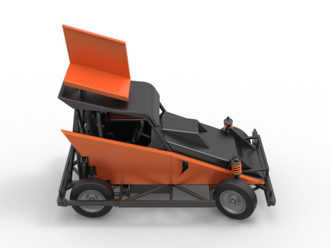 Nowozelandzki samochód Ministock podczas obracania wersji 2 w skali od 1 do 25 Model do druku 3D