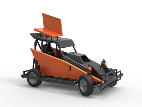 Nowozelandzki samochód Ministock podczas obracania wersji 2 w skali od 1 do 25 Model do druku 3D