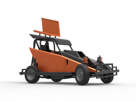 Nowozelandzki samochód Ministock podczas obracania wersji 2 w skali od 1 do 25 Model do druku 3D