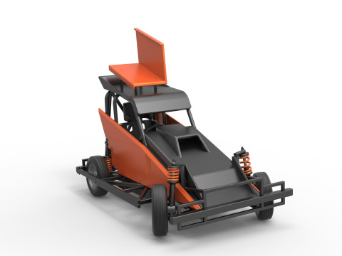 Nowozelandzki samochód Ministock podczas obracania wersji 2 w skali od 1 do 25 Model do druku 3D