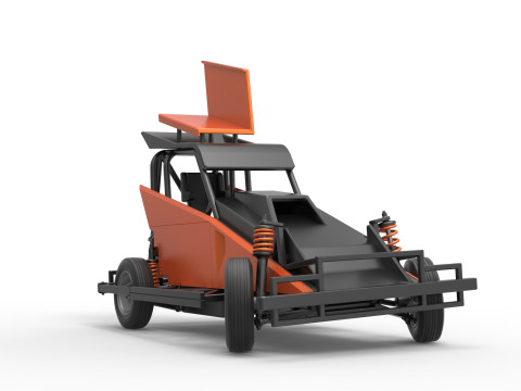 Nowozelandzki samochód Ministock podczas obracania wersji 2 w skali od 1 do 25 Model do druku 3D