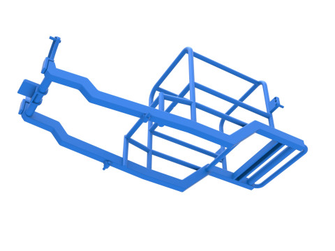 Кадр винтажного супермодифицированного серийного автомобиля, версия 2. Масштаб от 1 до 25. 3D Принт Модель