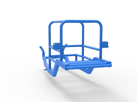 Кадр винтажного супермодифицированного серийного автомобиля, версия 2. Масштаб от 1 до 25. 3D Принт Модель