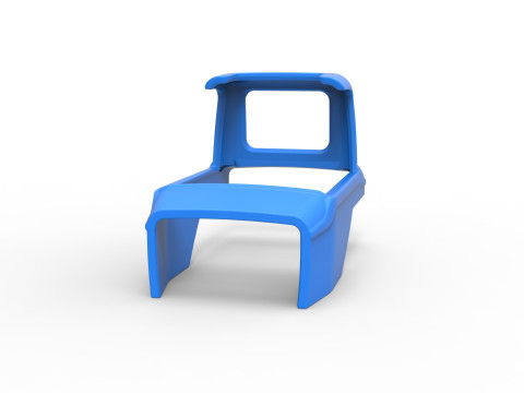 Shell of Vintage Supermodified stock car Version 2 Scale 1 to 25 Modèles 3D en vedette