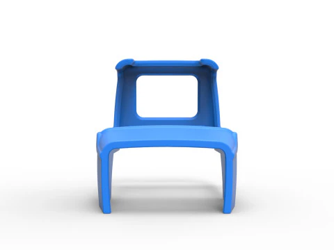 Shell of Vintage Supermodified stock car Version 2 Scale 1 to 25 3D Print Model