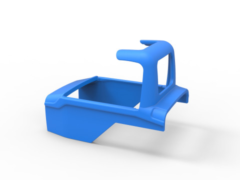 Shell of Vintage Supermodified stock car Version 2 Scale 1 to 25 Modèles 3D en vedette