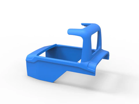 Shell of Vintage Supermodified stock car Version 2 Scale 1 to 25 3D Print Model